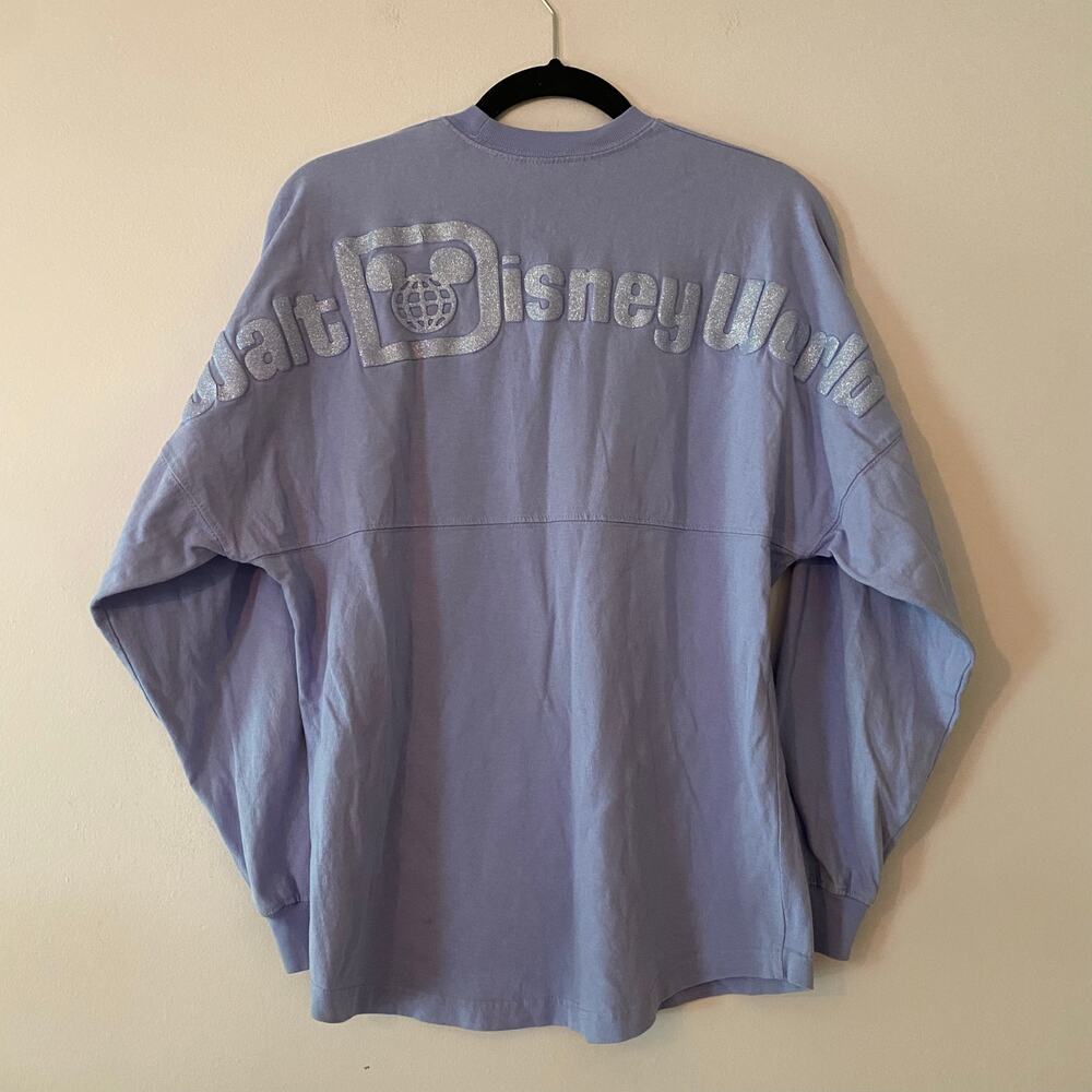 Disney Lavender Purple Spirit Jersey Sparkle Walt Disney World Women's size XS